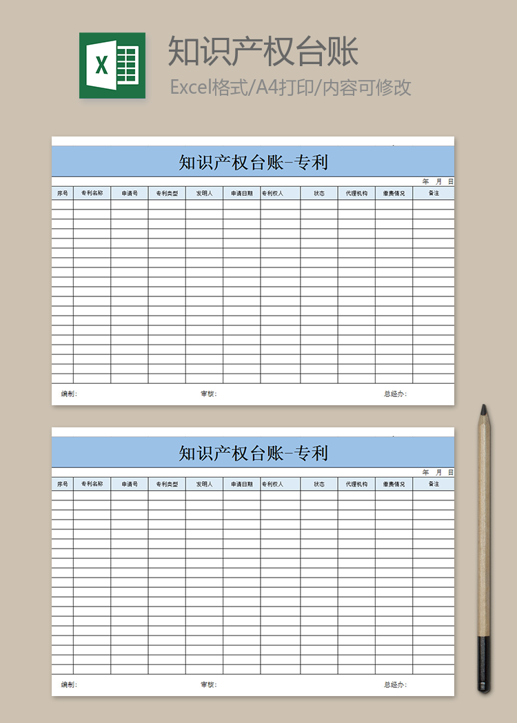 知識(shí)產(chǎn)權(quán)臺(tái)賬-專利