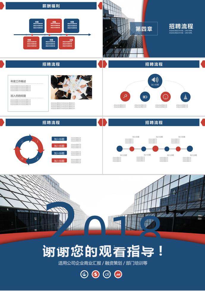 適用公司企業商業匯報融資策劃部門培訓的企業招聘模板分享-2