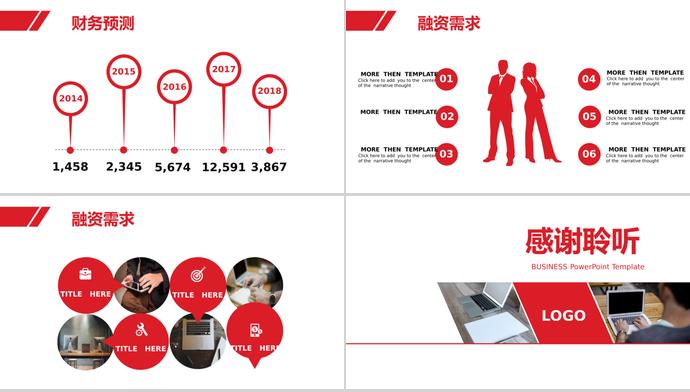 紅色大氣商業(yè)計(jì)劃書-3