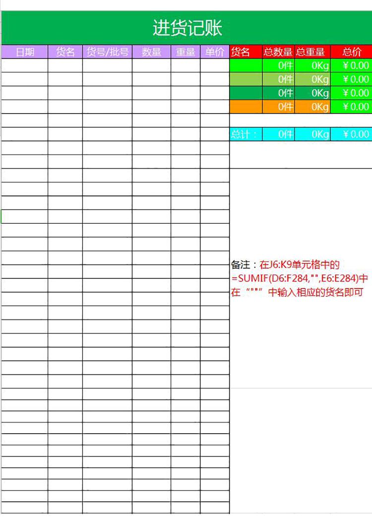 企業(yè)公司進(jìn)貨記賬-1