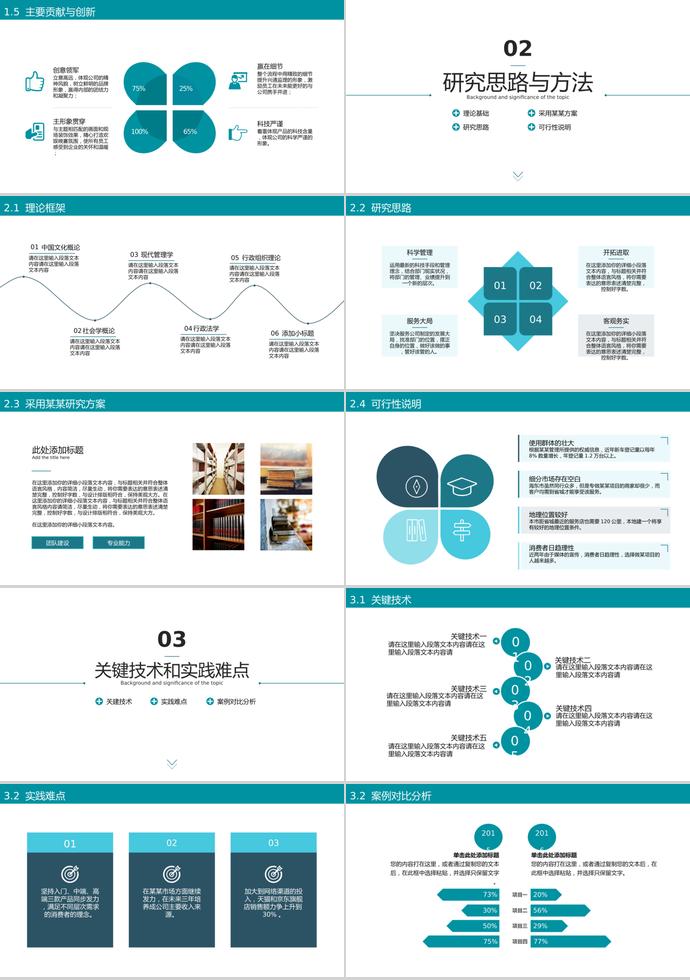 藍色簡約風(fēng)計算機畢業(yè)答辯PPT模板-1
