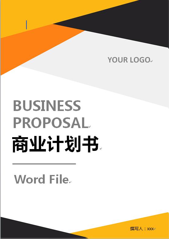 某服裝公司商業(yè)計(jì)劃書