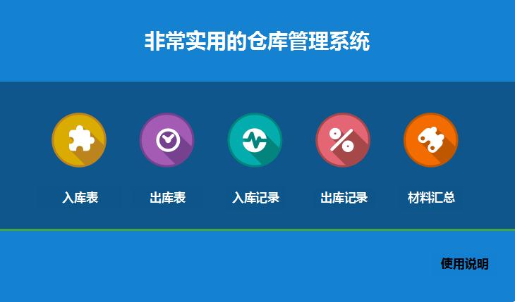 非常實(shí)用的倉庫管理系統(tǒng)模板