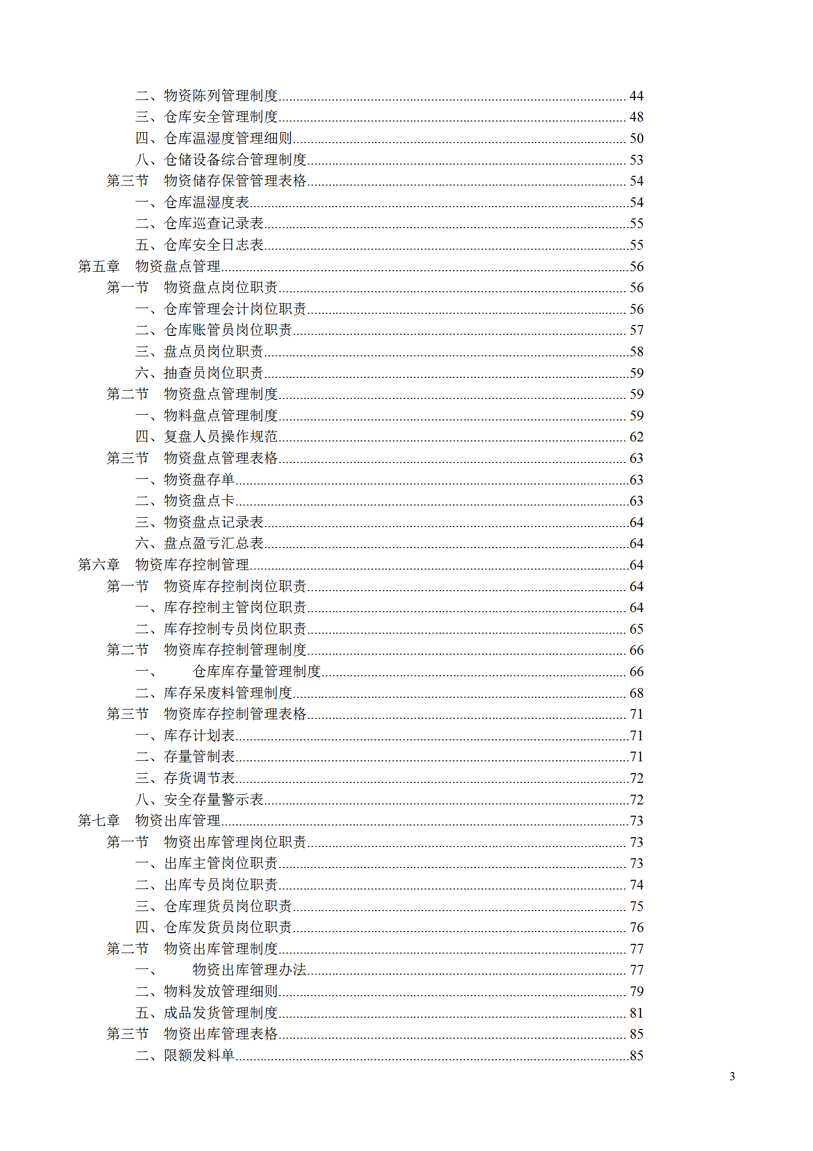 倉儲管理部規范化管理工具箱word模板-1